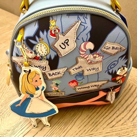 Danielle Nicole Disney Alice in Wonderland Mini Backpack - Picture 5 of 6